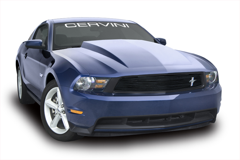 Cervinis Fiberglass 2.5 Inch Cowl Hood 2010-12 Ford Mustang Cervinis Fiberglass 2.5 Inch Cowl Hood 2010-12 Ford Mustang